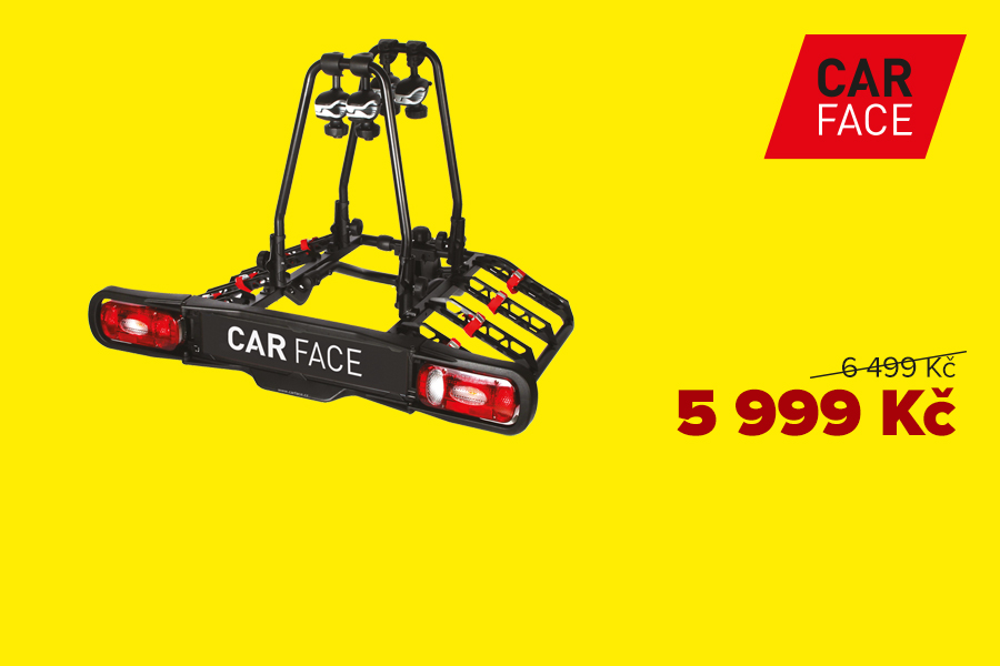 Nosič pro 4 kola na tažné zařízení CARFACE