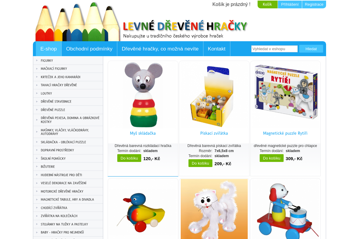 Levnedrevenehracky.cz