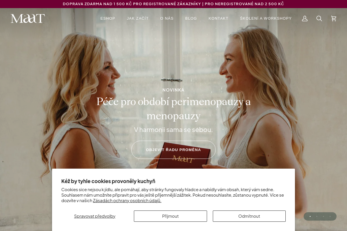MAAT -AROMATERAPEUTICKÁ KOSMETIKA PRO KOSMETICKÉ A WELLNESS SALONY