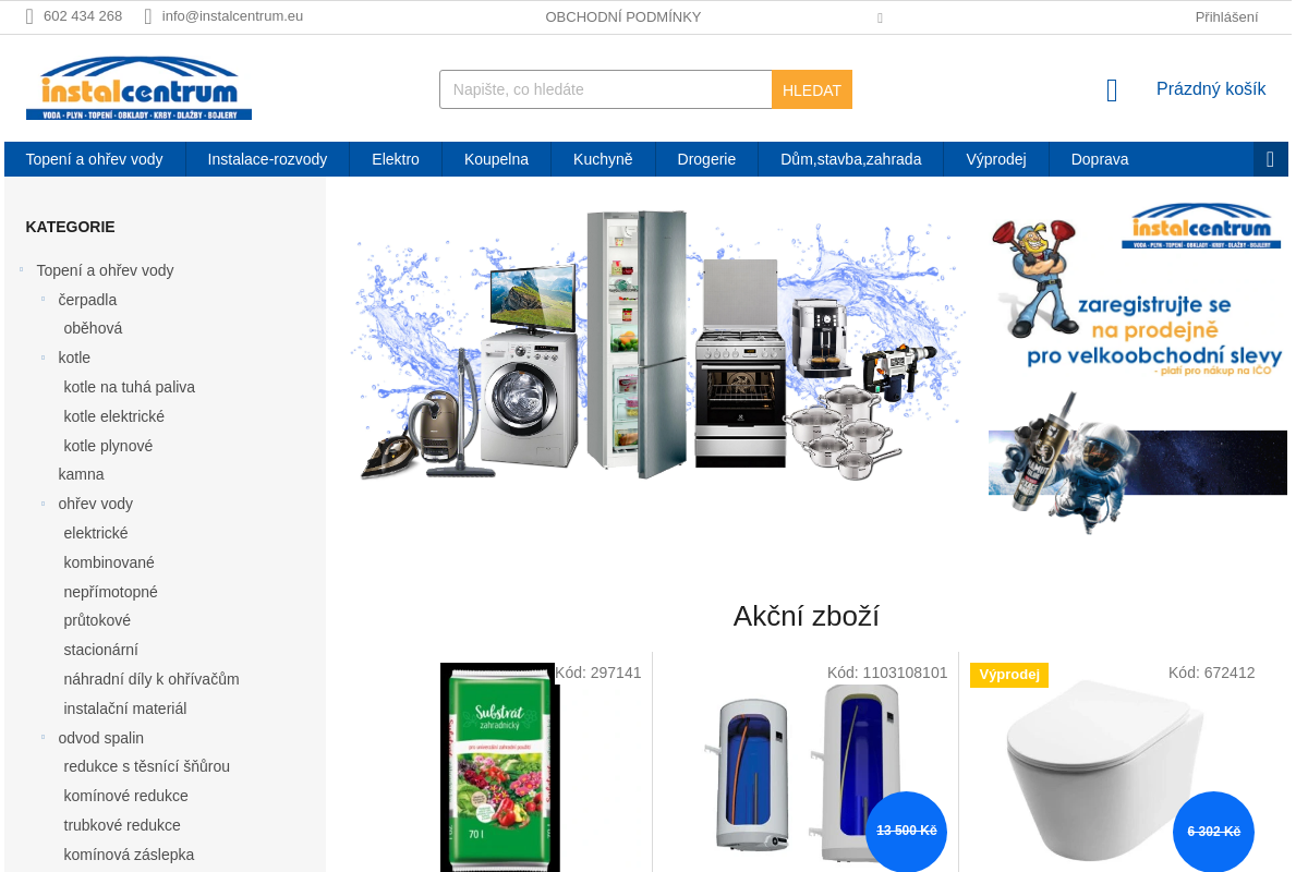 Instalcentrum s.r.o. eshop