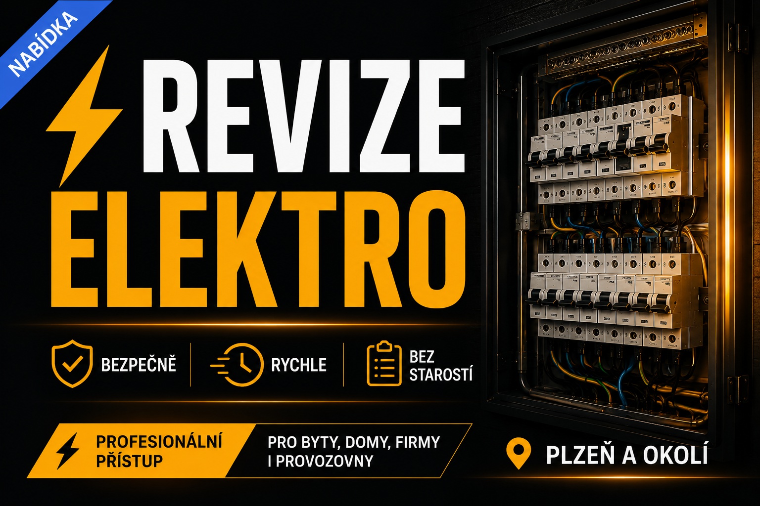 ⚡ Revize elektroinstalace od 1 490 Kč