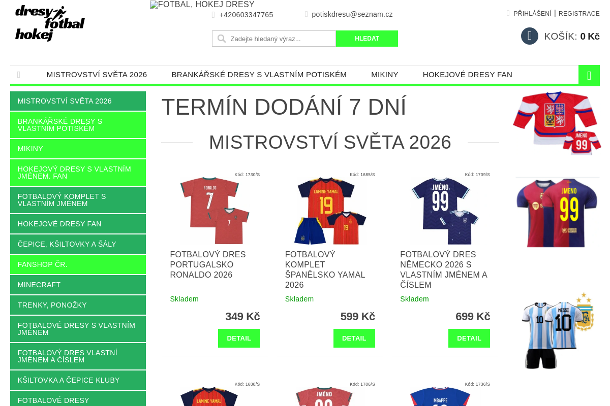 dresy-fotbal-hokej.cz foto 1