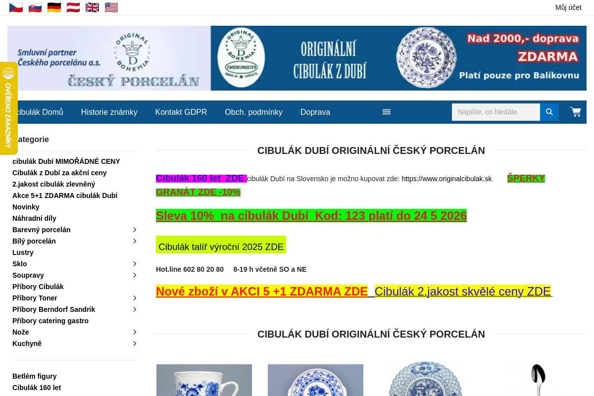 Originální Cibulák Dubí