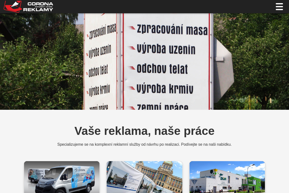 CORONA reklamní, s.r.o.