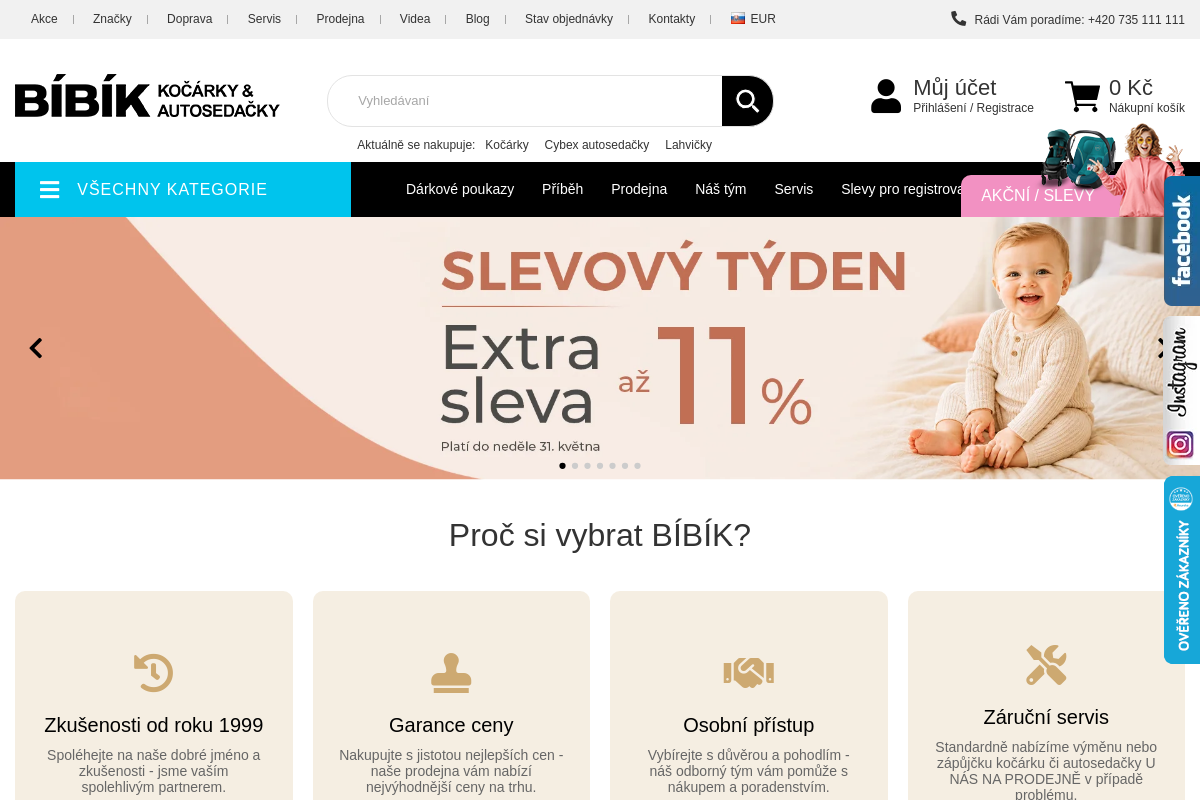 BÍBÍK.cz - kočárky & autosedačky