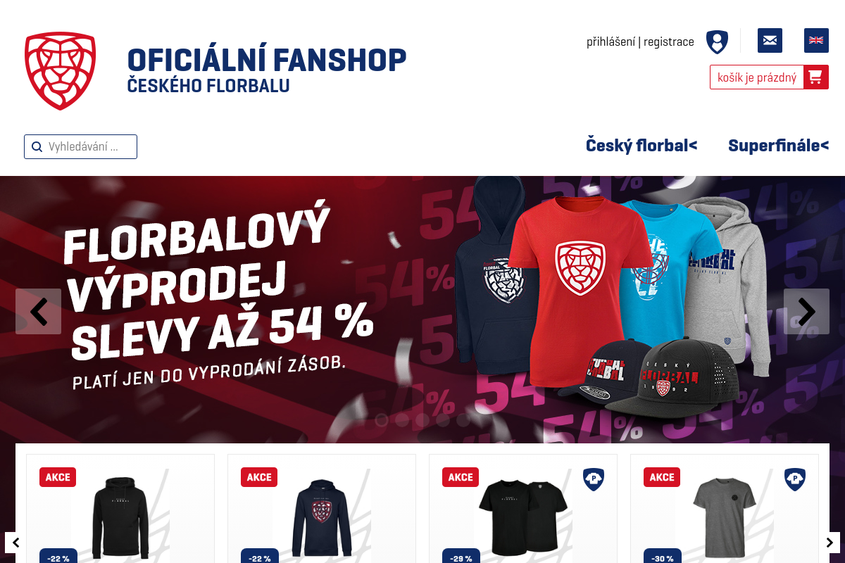 Oficiální fanshop Českého florbalu