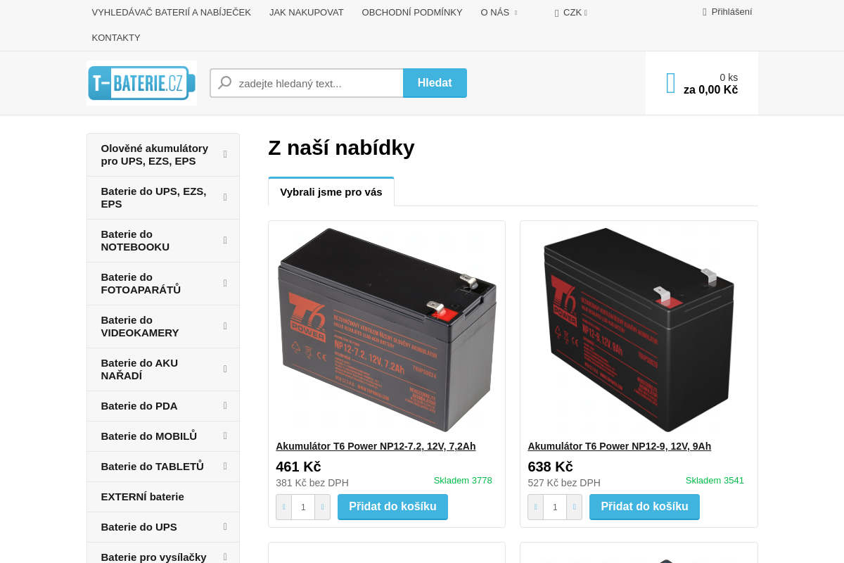 T-baterie.cz