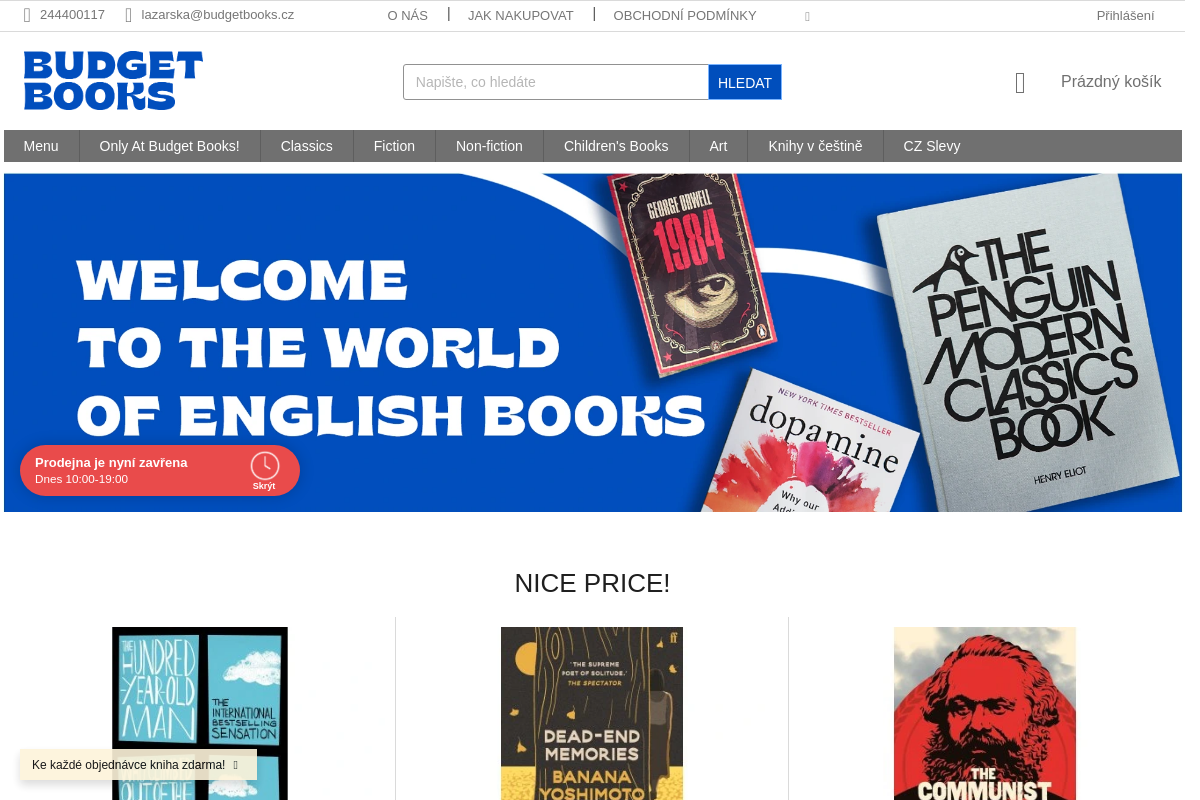 BUDGET BOOKS