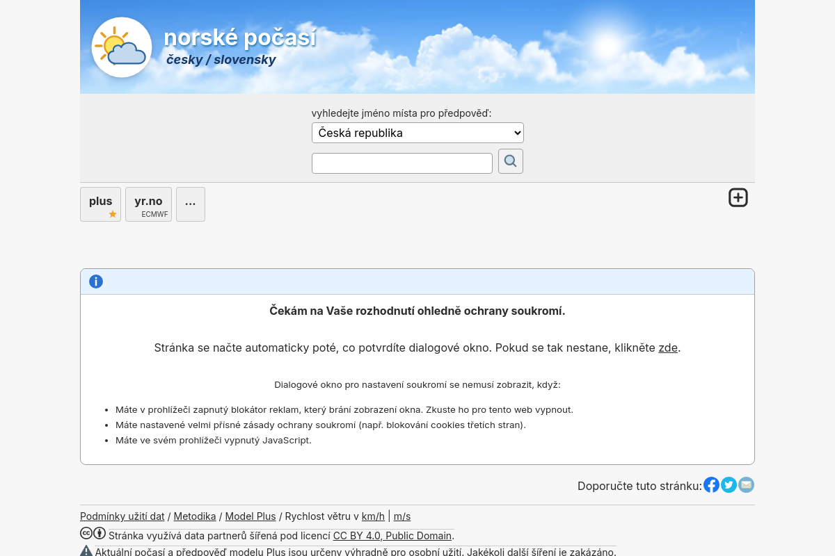 Norské počasí