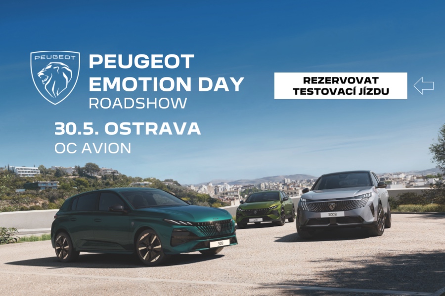 PEUGEOT EMOTION DAY - AUTO TICHÝ U OC AVION!