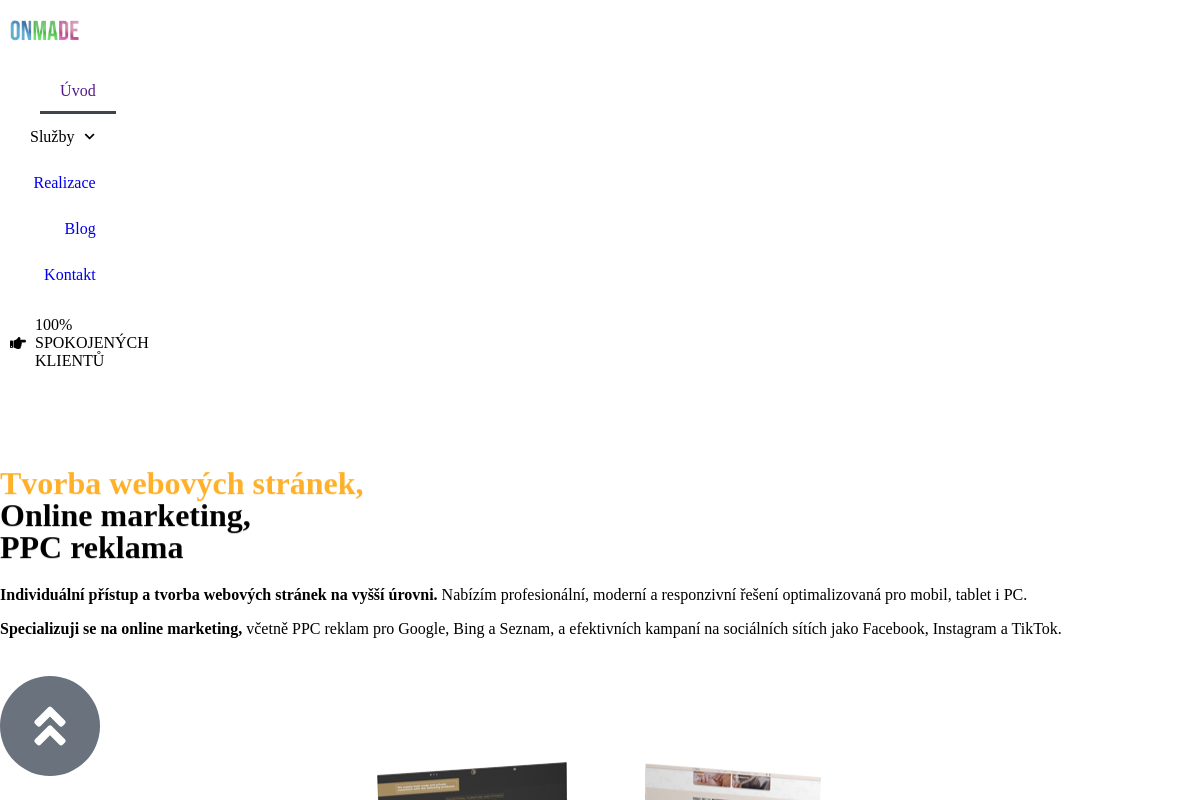 Tvorba webových stránek | Marketing | ONMADE.cz