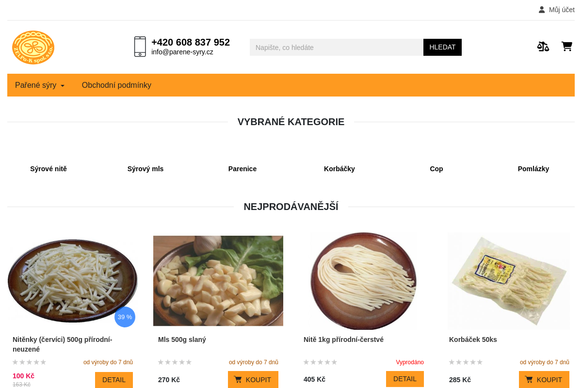 Parene-syry.cz