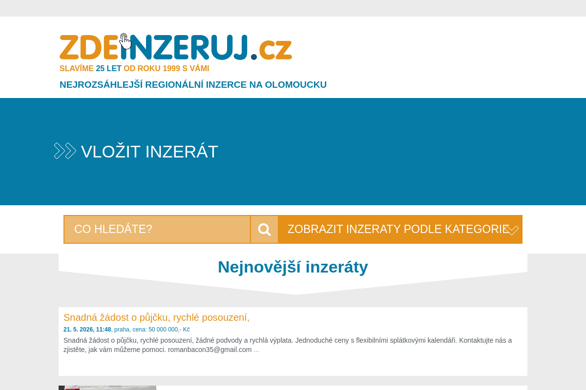 Olomoucko.zdeinzeruj.cz