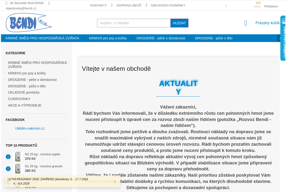 Uklidim-nakrmim.cz