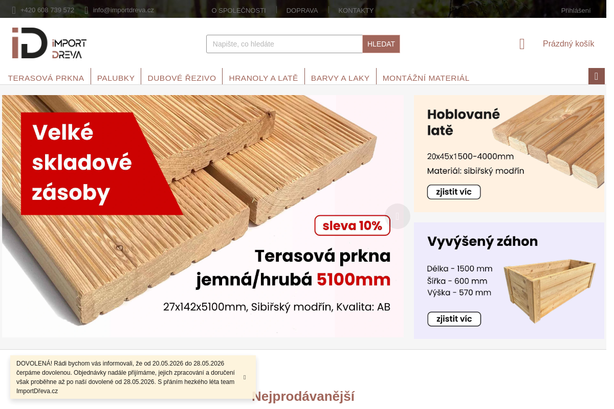 Importdreva.cz