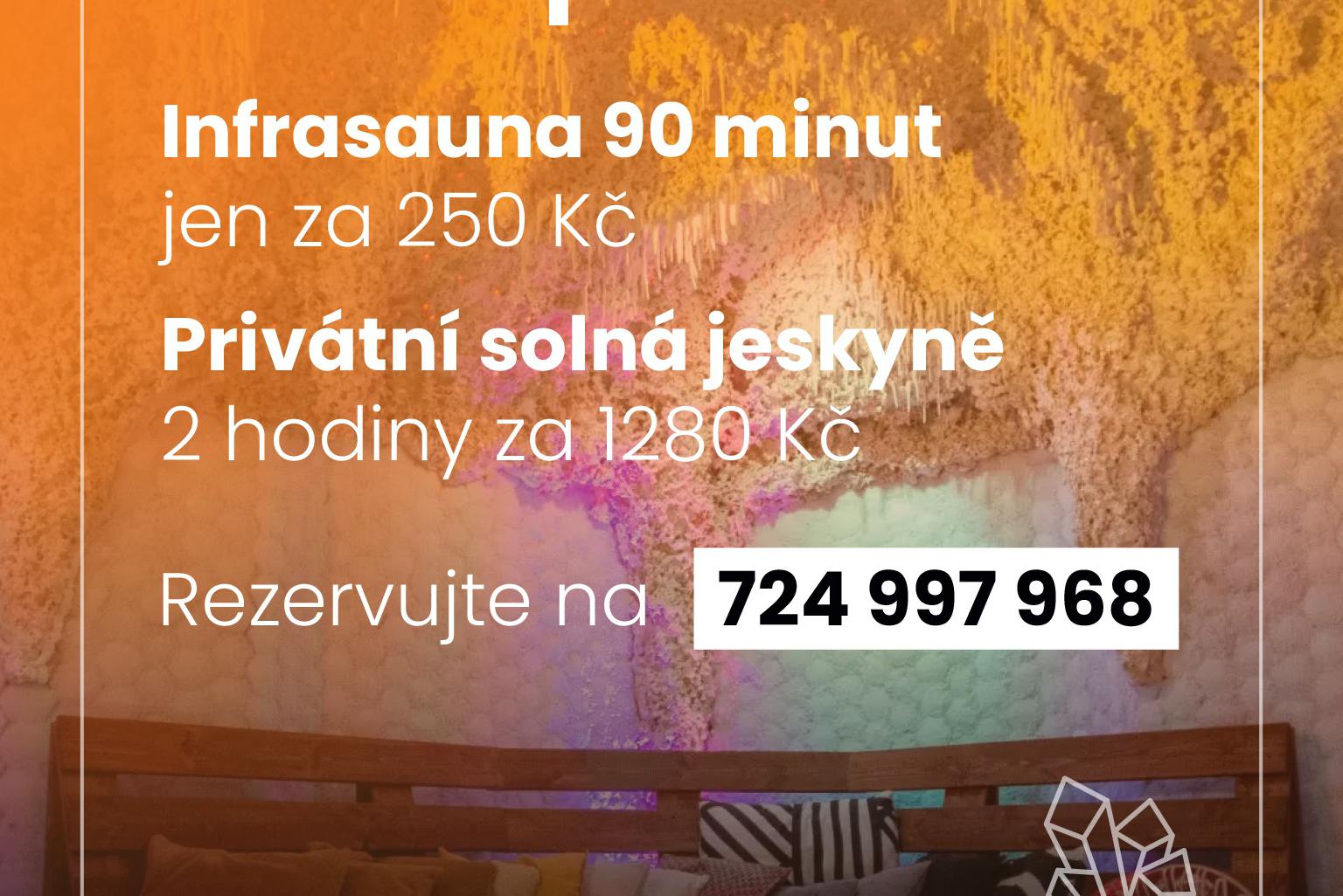 Letní slevy v solné jeskyni