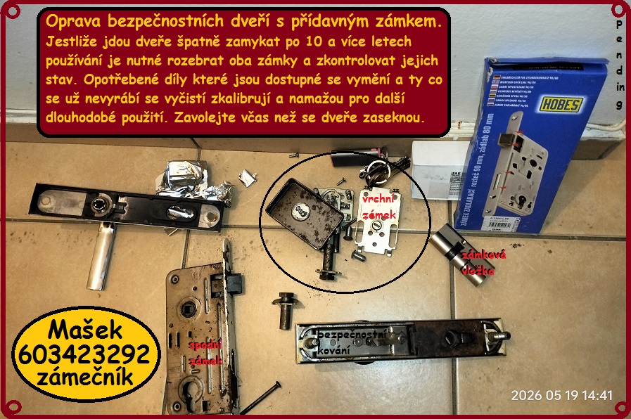 Zámečnická pohotovost - Mašek