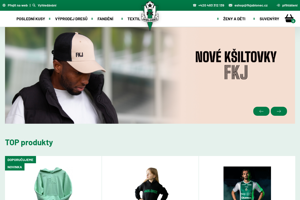 Fanshop FK Jablonec