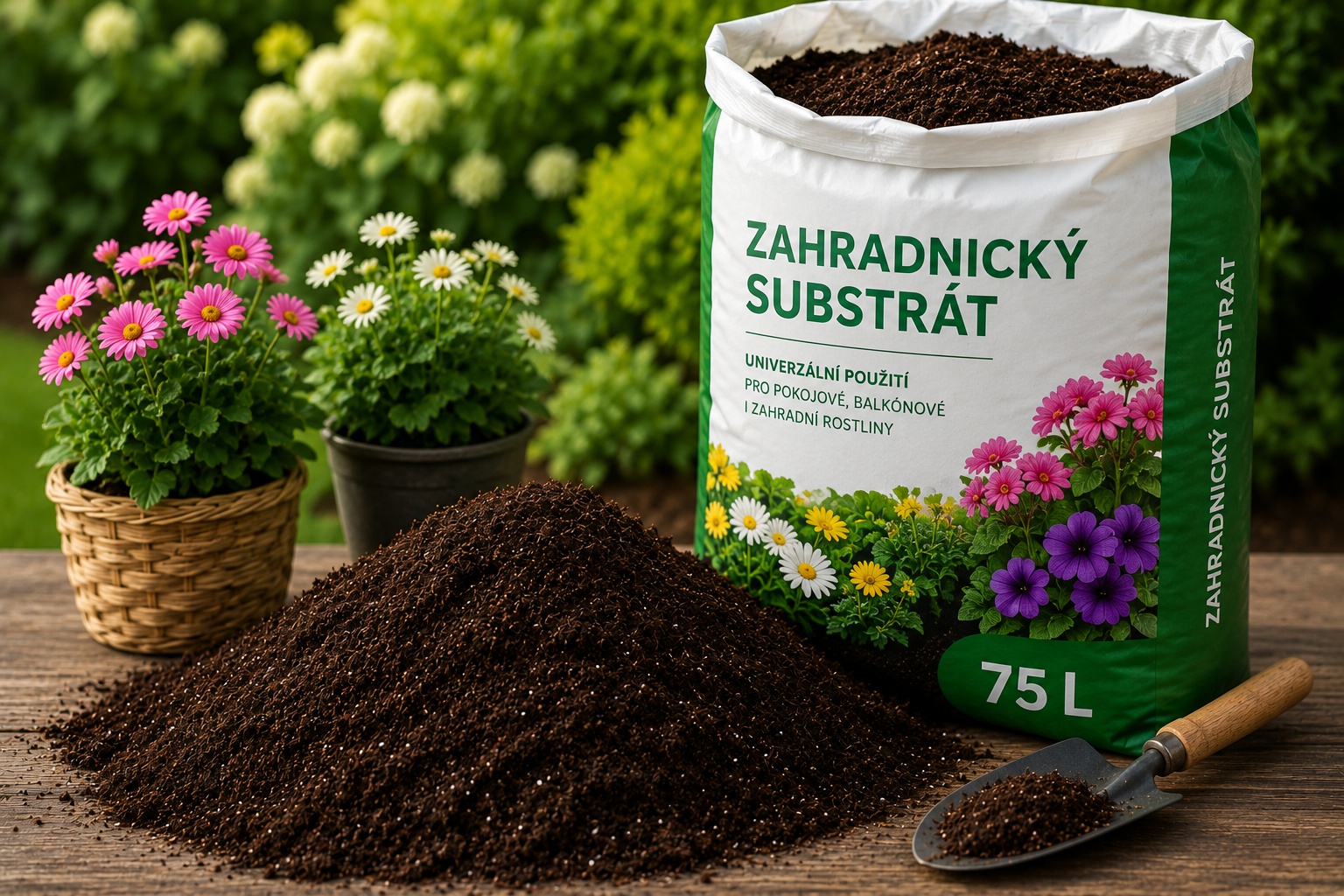 Zahradnický substrát