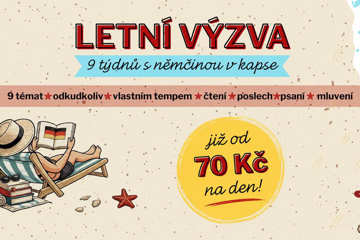 Letní 9týdenní výzva s němčinou