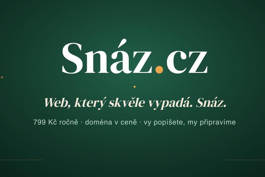 Web do 15 minut. Včetně CZ domény a hostingu.