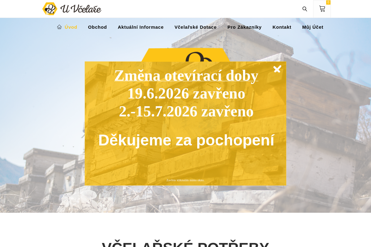 U Včelaře - včelařské potřeby Studénka