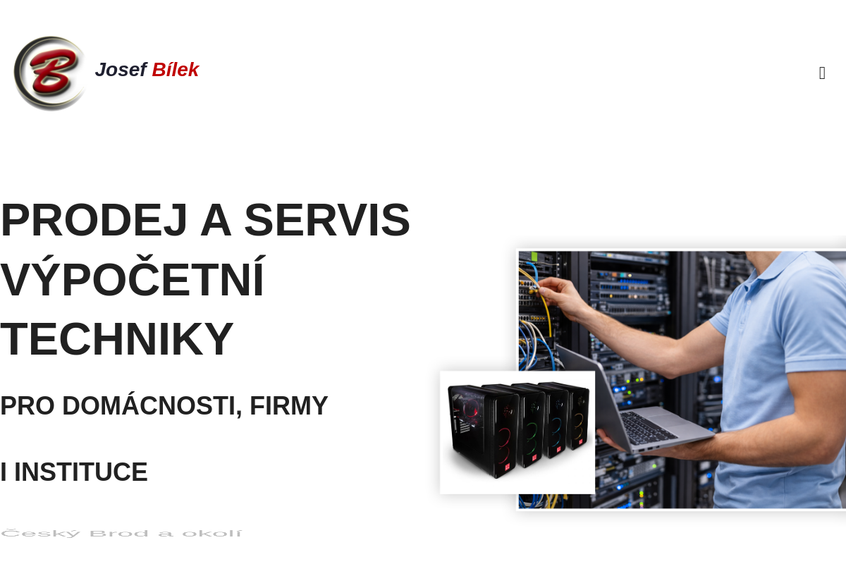 Josef Bílek - Prodej a servis výpočetní techniky