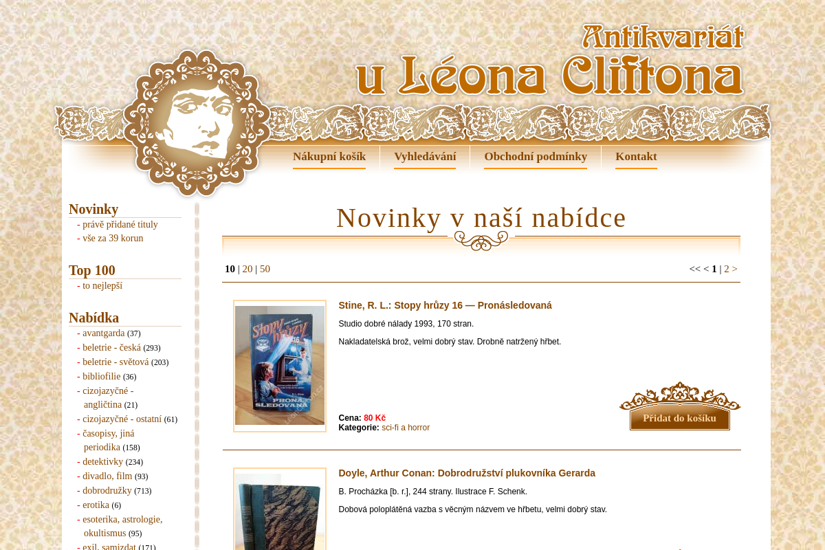 Antikvariát u Léona Cliftona