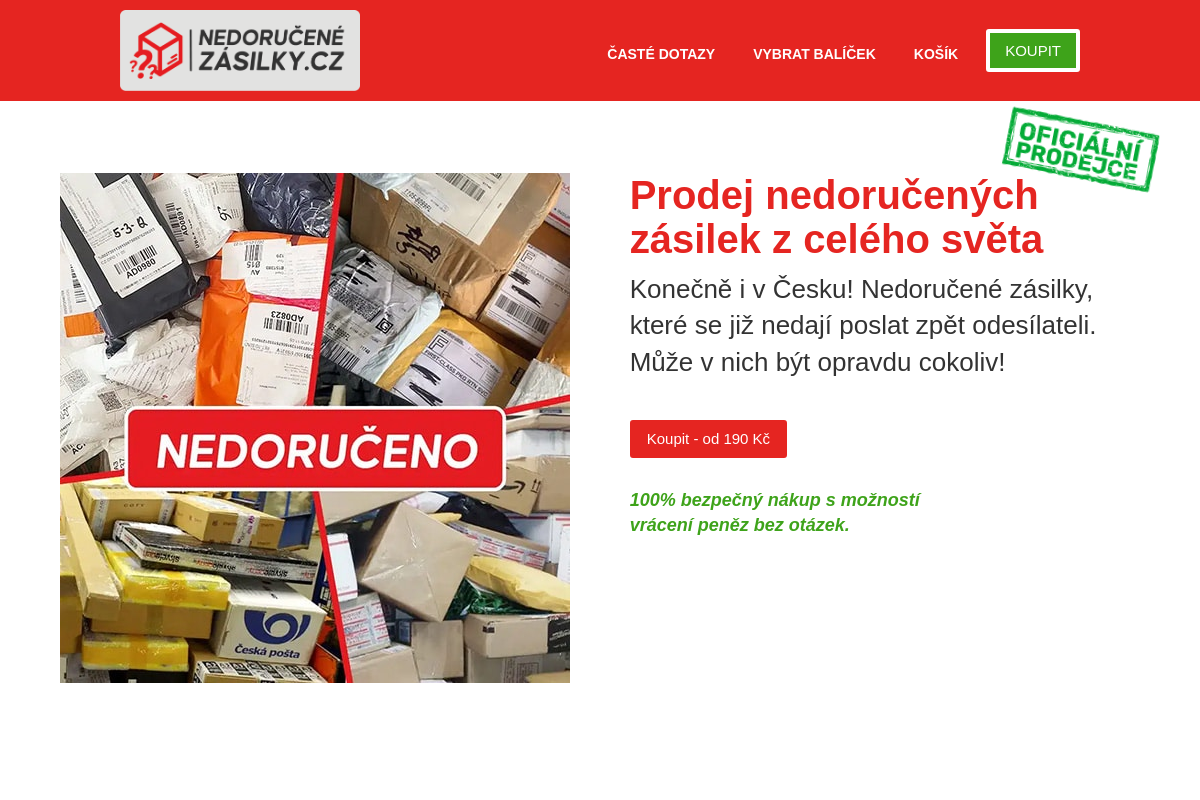 Nedorucenezasilky.cz