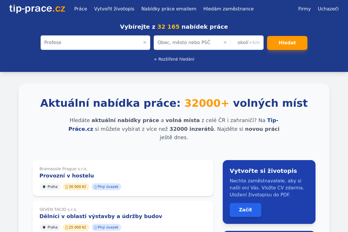 TIP-PRACE.cz