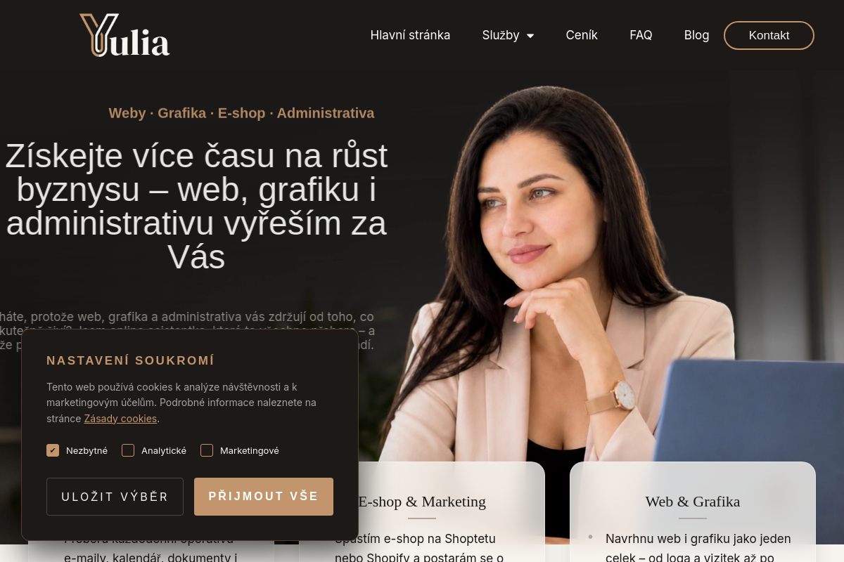 Yulia – virtuální asistentka