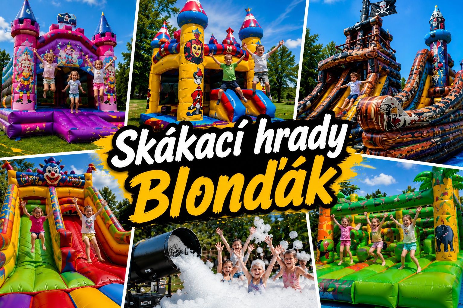 Skákací hrady Blonďák