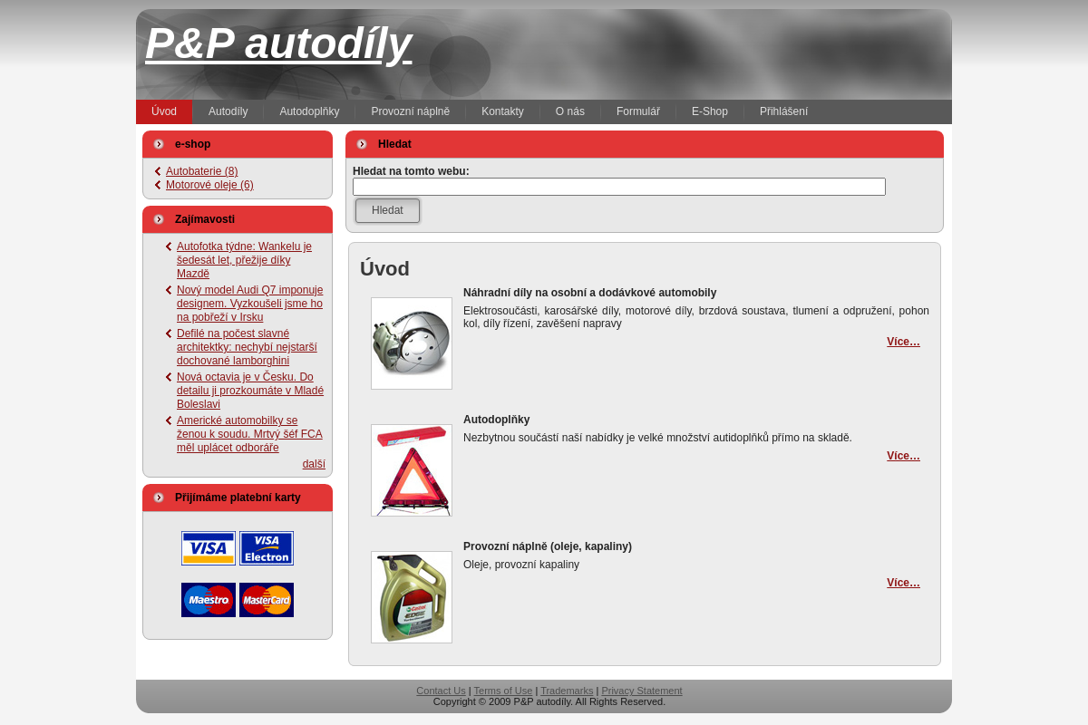 P&P autodíly