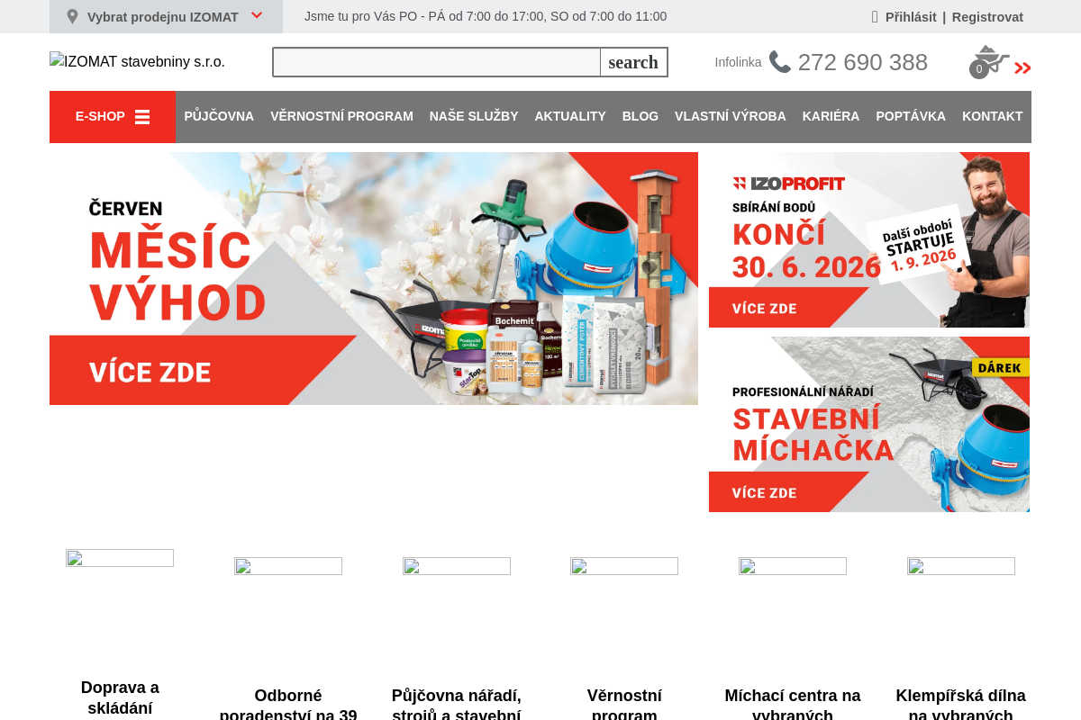 IZOMAT stavebniny