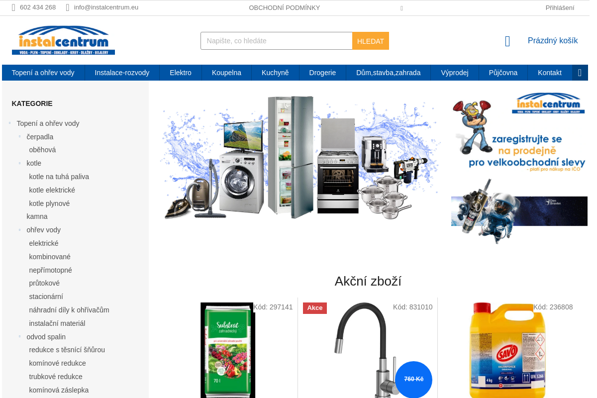 Instalcentrum s.r.o. eshop