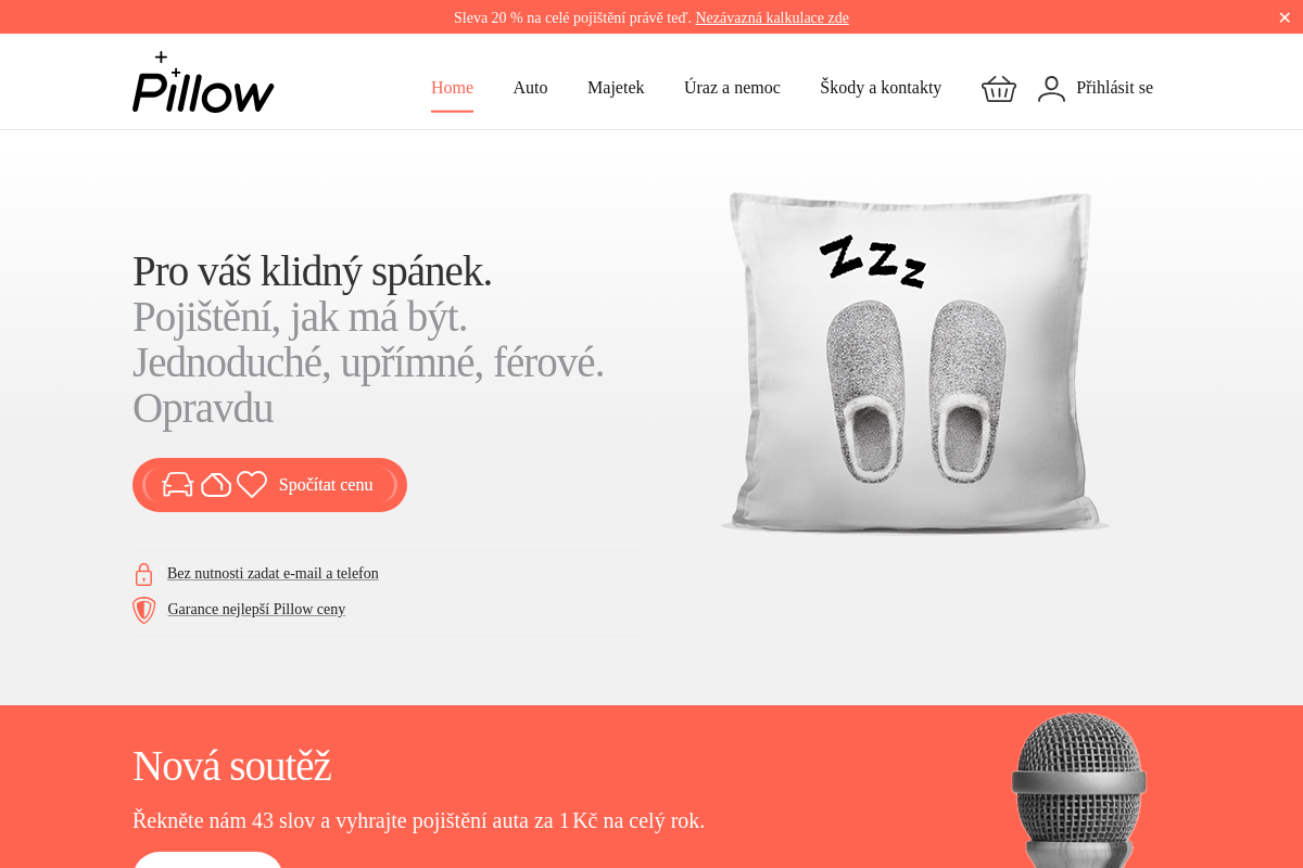 Pillow pojišťovna