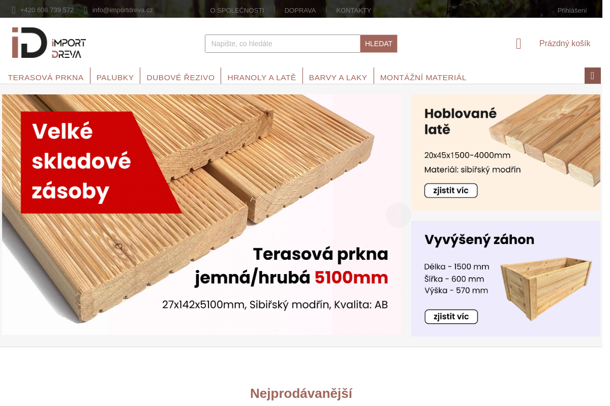 Importdreva.cz