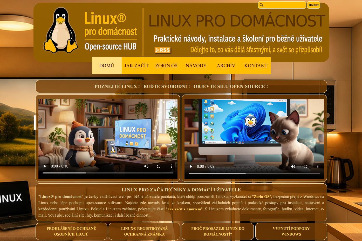 Linux pro začátečníky - LINUX PRO DOMÁCNOST - vzdělávací HUB