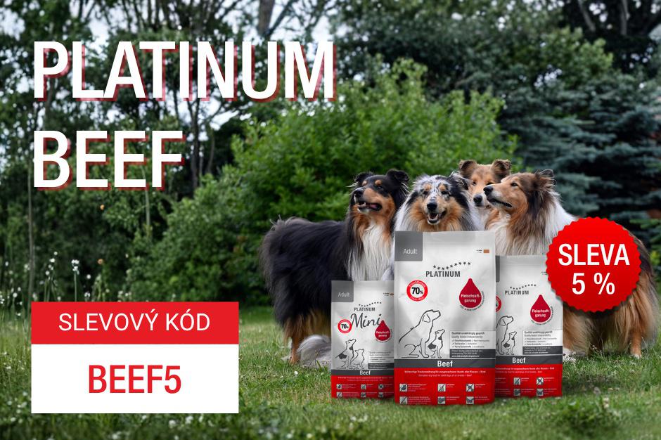 Produkt měsíce: Krmivo PLATINUM BEEF
