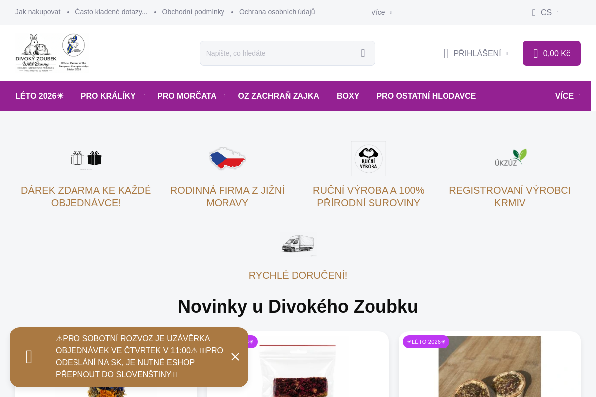 Divokyzoubek.com