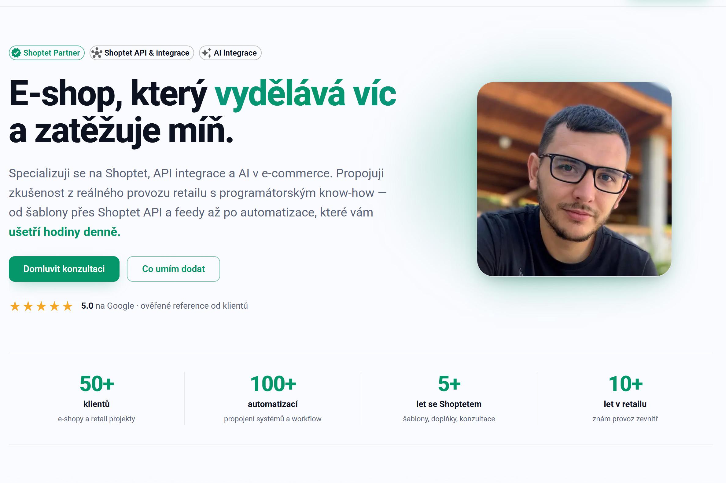 Tomáš Gánoci - Shoptet specialista & programátor
