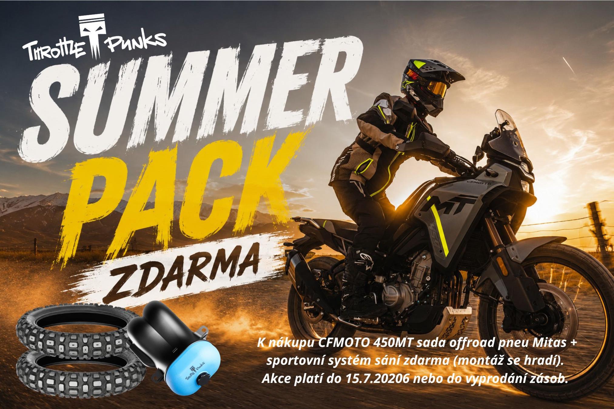 K motorce CFMOTO 450MT Summer Pack ZDARMA
