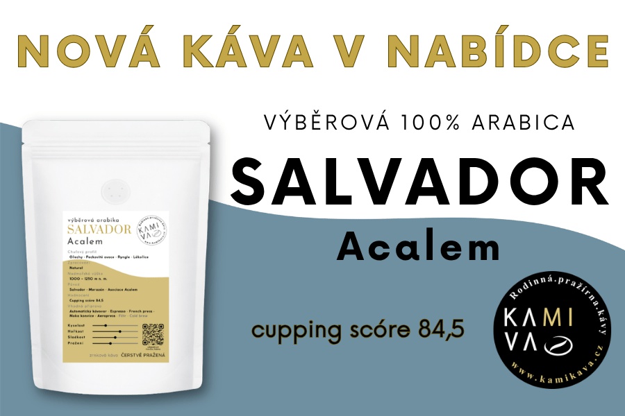Nová výběrová káva v nabídce - Salvador Acalem