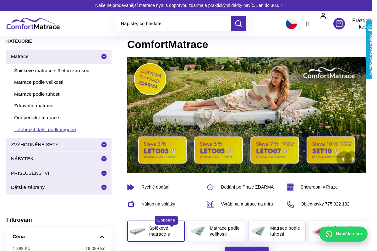 Comfortmatrace.cz