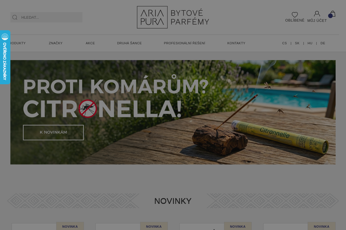 ARIA PURA Bytové-parfémy