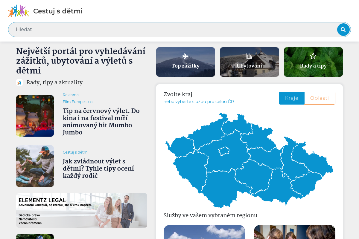 Cestuj s dětmi
