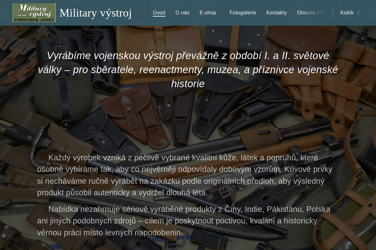 Military výstroj - Josef Podzimek foto 1