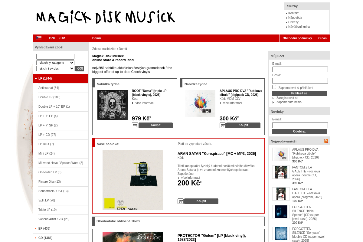 Magick Disk Musick – online store & record label