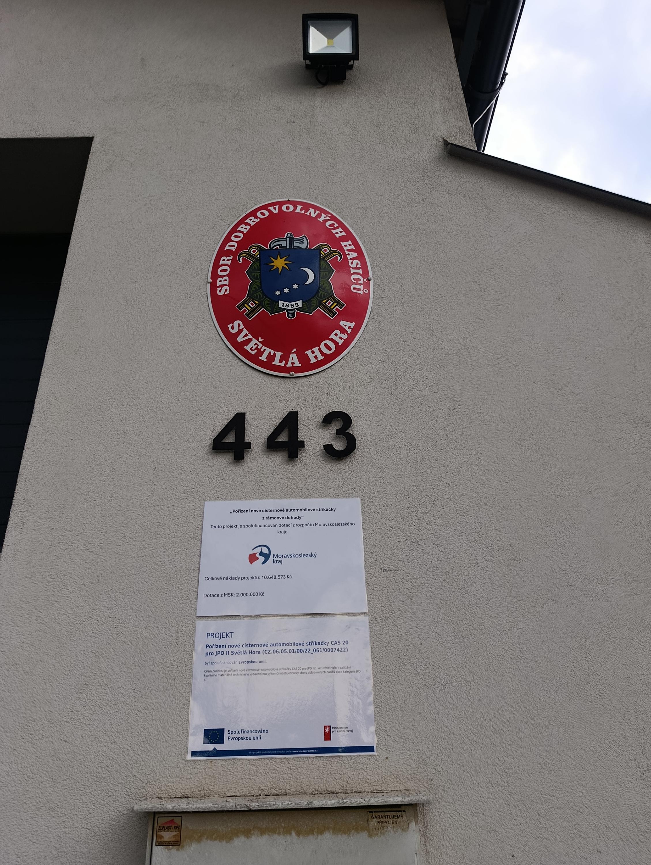 SH ČMS - Sbor dobrovolných hasičů Světlá Hora foto 4