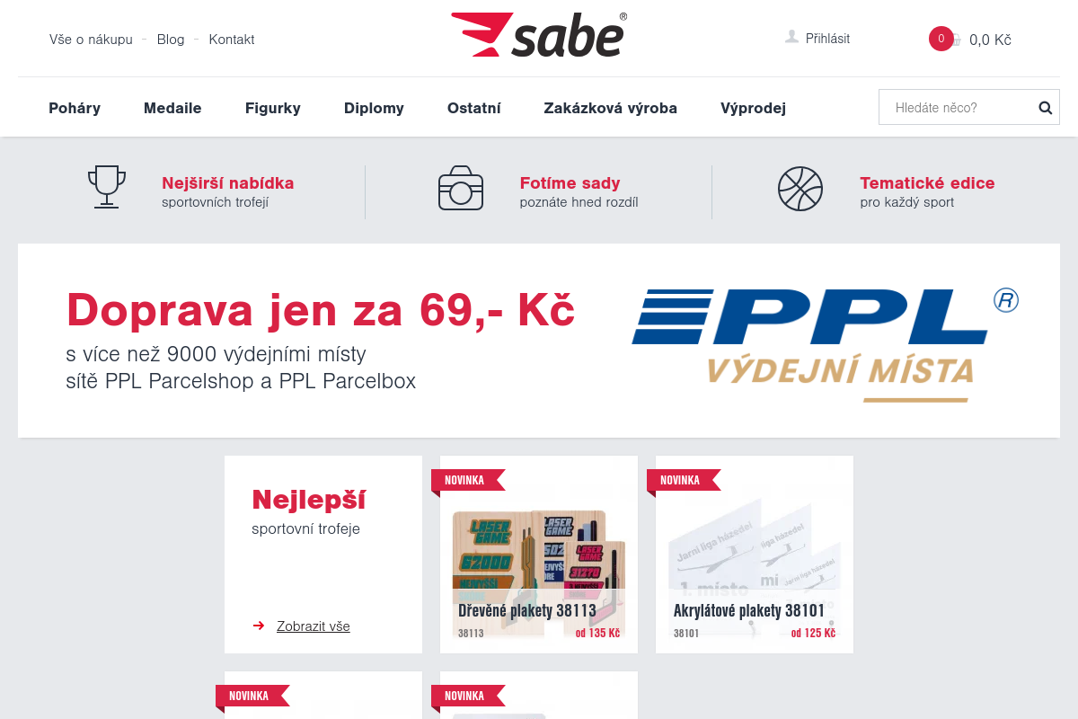Poháry SABE